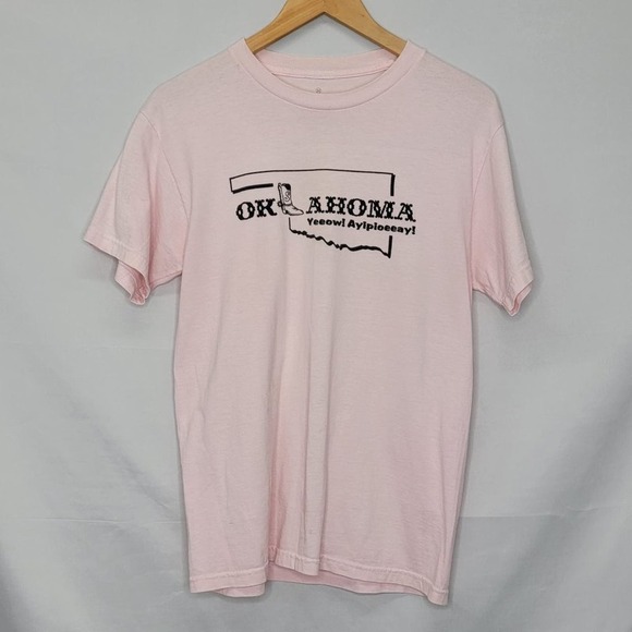 Oklahoma State Cute out Outline Short Sleeve - Picture 2 of 9